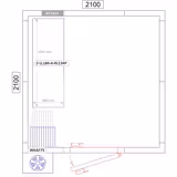 Aluminium Base Shelf - 1315x460mm - Load capacity: 600kg