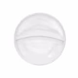 (12 pièces) THERMO FUTURE BOX | Assiette en Porcelaine - Ronde - 2 Compartiments - Blanc