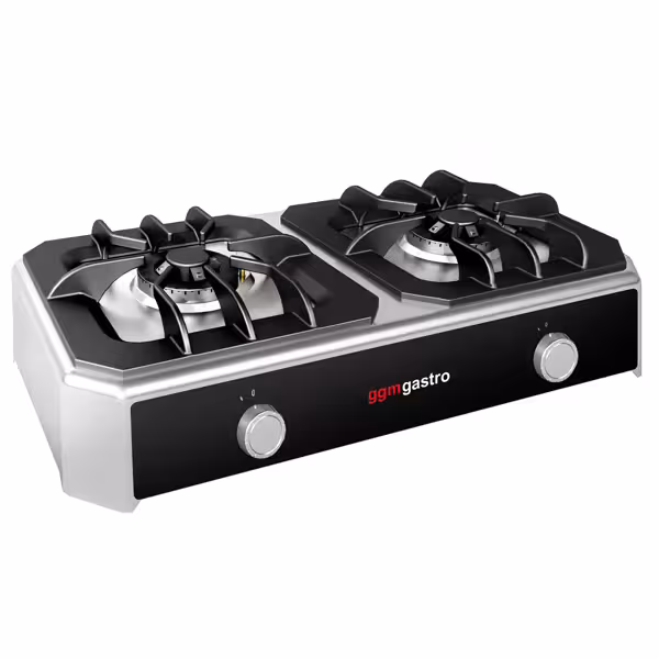 Gas stove - 7 kW - 2 burners