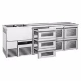Direct Draw Beer Dispenser / Kegerator PREMIUM - 2500x700mm - 7 Drawers