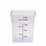(6 adet) CAMBRO | CAMSQUARES® - Konteyner - 17,2 litre - Şeffaf