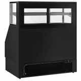 Prodejní pult - 1200 mm - 199L - s LED osvětlením, horní a spodní policí