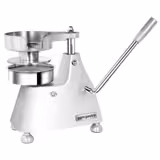 Formadora de hambúrgueres manual PROFISSIONAL - Ø100/130/150mm - Alumínio anodizado + taça em aço inox - com 1200 discos separadores