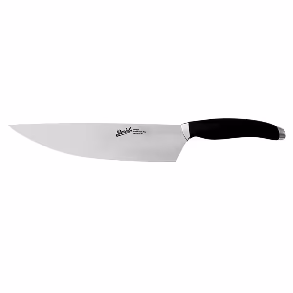 BERKEL | Teknica Professional Chef’s Knife – Black Resin Handle – 220 mm Blade – 3 mm Steel