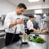 ROBOT COUPE | MicroMix – blender ręczny z nasadką o długości 165 mm – 220 W – od 1500 do 14 000 obr./min – 9 prędkości