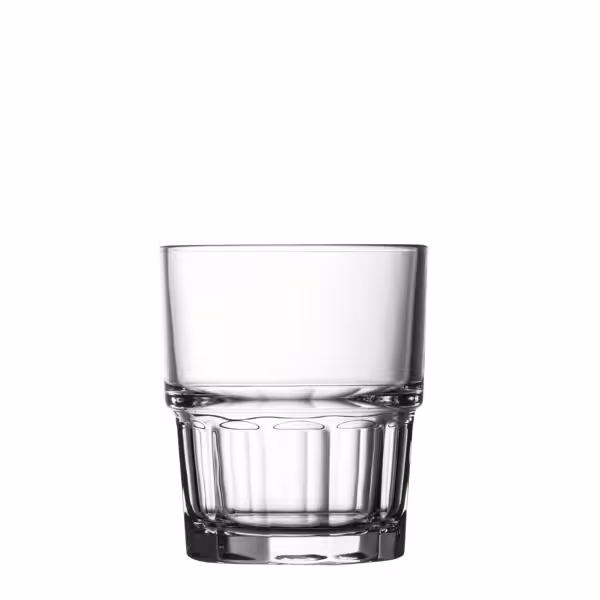 (12 pcs) Tumbler - CASABLANCA - 200 ml - Clear