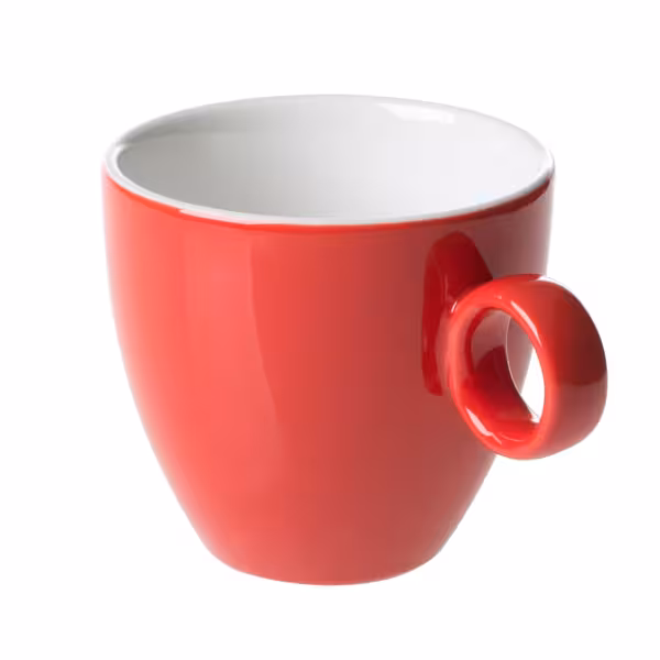 (6 stuks) BART COLOUR CAFE - Koffiekop - 170ml - Rood