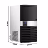 Commercial Ice Machine - Cube - 36kg/24h - with Storage Bin