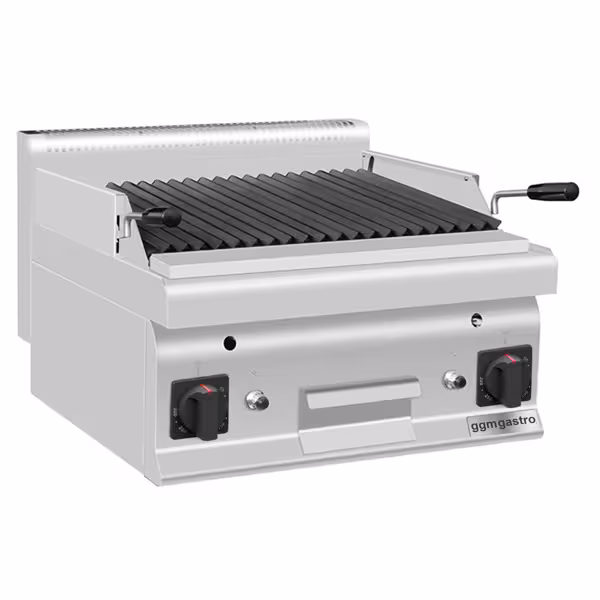 Gas lavasteengrill - 10,6 kW - Kantelbaar grillrooster