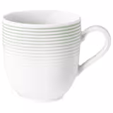 (6 peças) Seltmann Weiden - caneca com alça tulipa - 0,28 litros