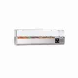 Opzetkoelvitrine PREMIUM - 1500x395mm - 6x GN 1/3