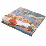 (50 шт.) Коробка для піци - POSITANO - Середземноморське узбережжя - 60x60x5 см