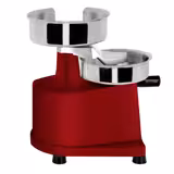 Commercial Burger Press - Manual - Adjustable - Smooth - Red - Ø150mm - WITHOUT Patty mould