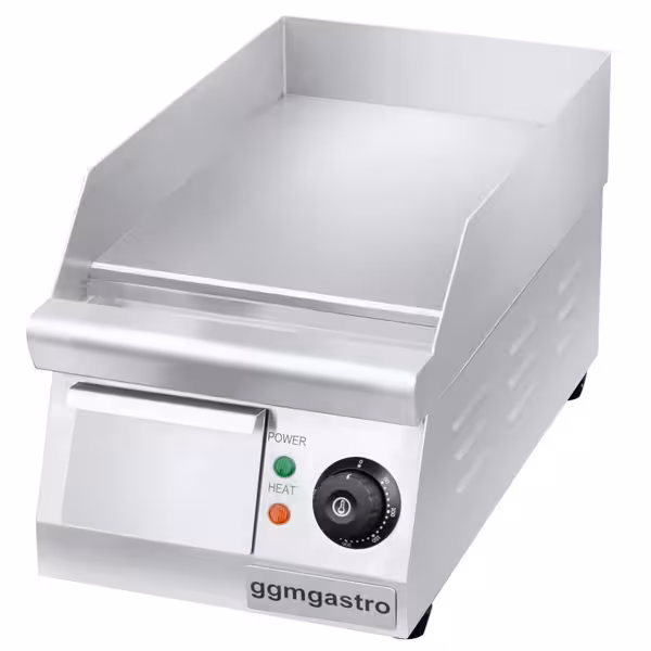 Commercial Electric Griddle - 1.6kW - Smooth Plate - Cooking area: 250x430mm