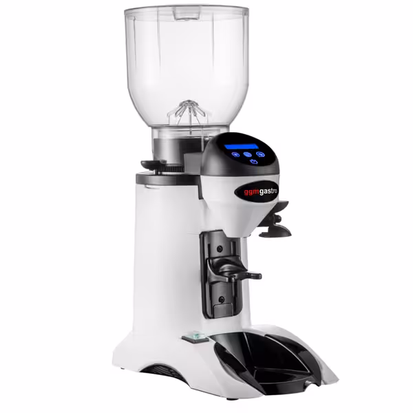 Koffiemolen - 2kg bonenreservoir - 77dB - Met automatische dosering - wit