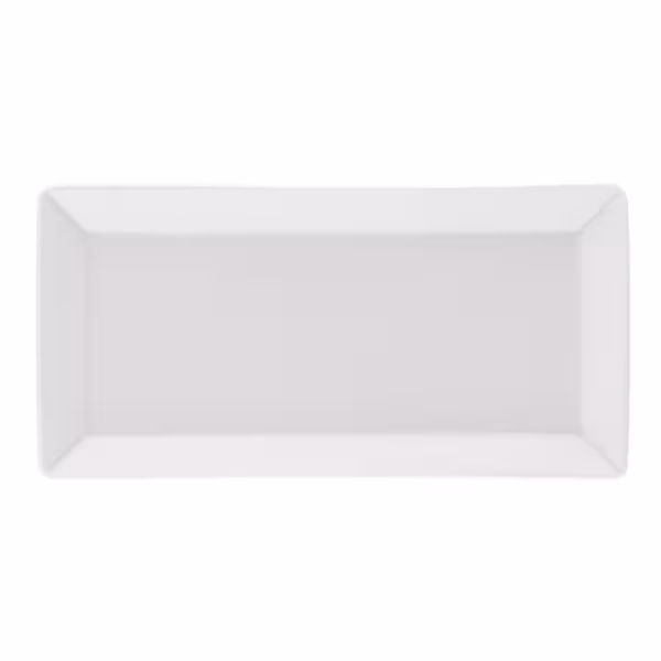 (12 stuks) MAYA - Bord - porselein - 330x180mm - Wit