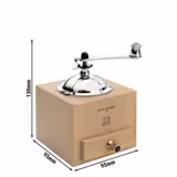 (6 adet) PEUGEOT | LE MOULIN D'OLIVIER ROELLINGER - Kranklı biber/baharat değirmeni - Doğal - Yükseklik: 130mm