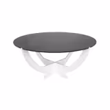 Açık Büfe Teşhir Standı - OCTOPUS - Beyaz - dairesel - Ø 381mm - 400x400x200mm - Paslanmaz çelik gövde, Pleksi Cam üst