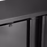 Masă de răcire pentru bar și băuturi ECO - 2002mm - cu 3 uși - negru