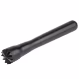(6 stuks) Cocktailstamper - kunststof/ABS - lengte: 240mm - zwart