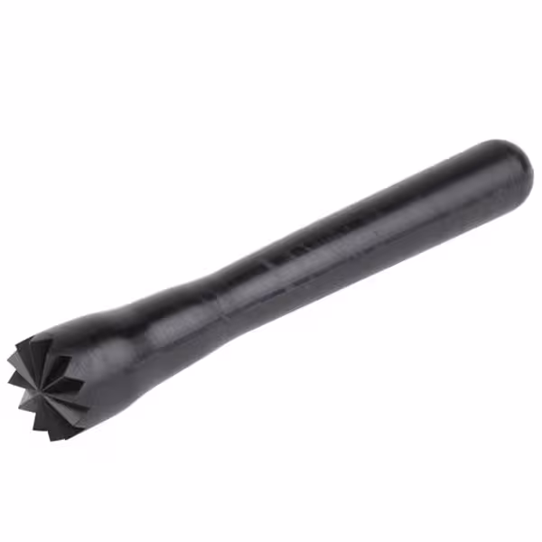 (6 قطع) مدقة كوكتيل - بلاستيك ABS - الطول: 240 mm - أسود