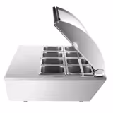 Vitrine Refrigerada de bancada - 67L - 765mm - 8x GN 1/6 ou 4x GN 1/3