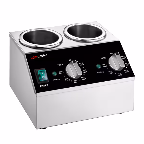 Commercial Sauce Bottle Warmer - 400W - 2x1L