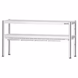 Pont chauffant PREMIUM infrarouge à résistances céramiques - 1600x370mm - 1,4kW - réglable en hauteur