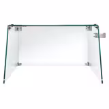 Sovrastruttura in vetro per griglia per cottura wurstel - 460x480x250mm - vetro | trasparente - compatibile con HDGJ11N