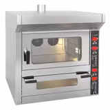 Electric Cuptor combi pentru brutării - cu umidificare - Digital - 4x EN 600x400 & cuptor pizza - 7 x 25 cm - cu umidificare manuală