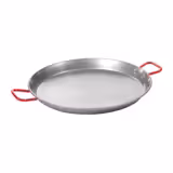Paella Pfanne - Ø 600mm - Carbonstahl - rote Griffe