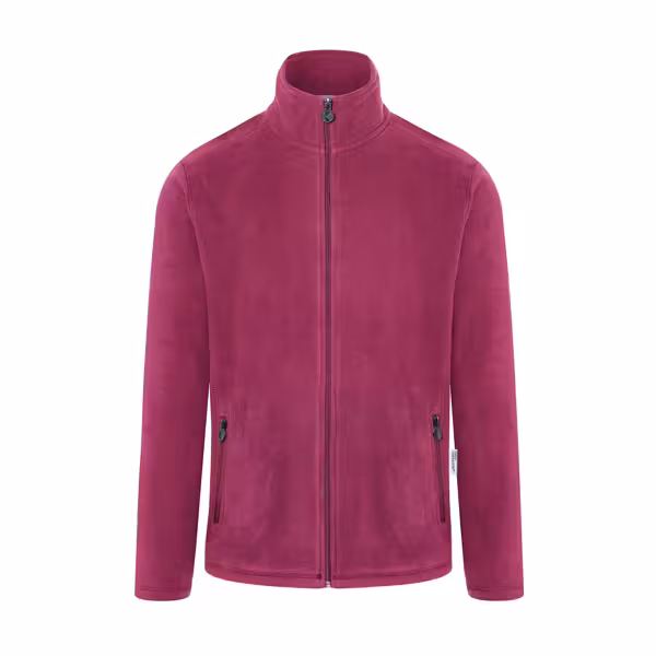 KARLOWSKY | Heren Werkkleding Fleece Jas Warm-Up - Fuchsia - maat: XXL