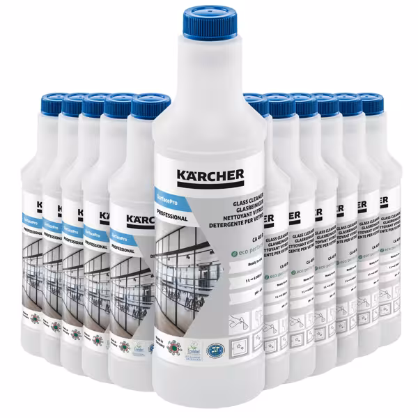 (12 kpl) Kärcher | SurfacePro lasinpuhdistusaine CA 40 R eco!perform - 500ml