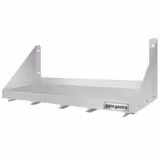 Mensola a parete in acciaio inox - 800x300mm - con 1 ripiano