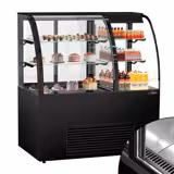 Vitrine réfrigérée et de vente - Libre-service - 1400 mm - Double vitrage - avec 2 étagères  