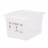 (6 Stück) CAMBRO | SafeTrak - Polypropylen-Behälter GN 1/2 - Milchig - Höhe: 200mm