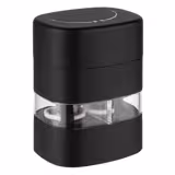 (6 pièces) Moulin 2-en-1 sel & poivre – plastique – hauteur : 80 mm – Noir