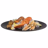 (6 uds) NERO - Plato llano - Melamina - Ø420mm - Negro