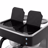 Filterkaffeemaschine - 2x 1,8 Liter - mit 4 Warmhalteplatten - inkl. 2 Glaskannen