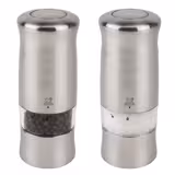 (6 sztuk) PEUGEOT | ZELI – młynek do soli i pieprzu – elektryczny – tworzywo sztuczne – wysokość: 140 mm – z podświetleniem