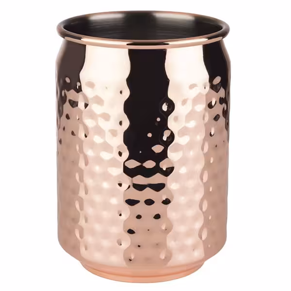 (6 szt.) COOL - Kubek do kawy - 350ml - Miedziany - Stal nierdzewna 18/8 - sztaplowany, wodoodporny