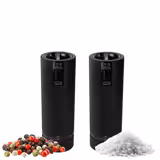 (6 stuks) PEUGEOT | NIGHT Electric Line - u'select - peper & zoutmolen - elektrisch - zwart mat - hoogte: 150mm