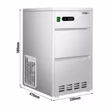 IJsblokjesmachine - holle cilinder - 24 kg/24 h - watergekoeld