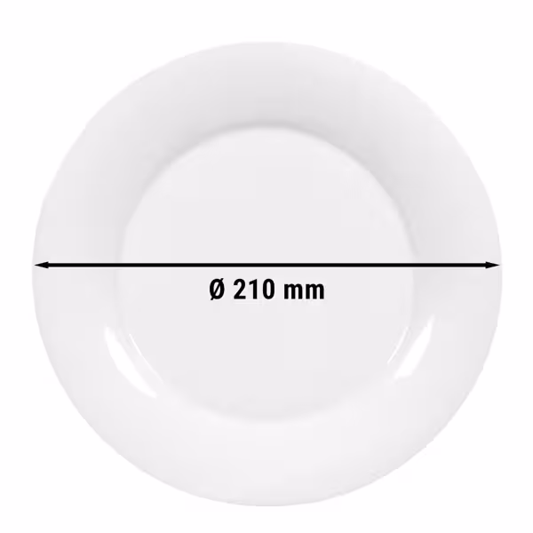 (6 sztuk) SELTMANN WEIDEN | Talerz płaski - Ø 210 mm
