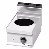 Induktionswok - 3,5 kW - 1 kokzon - Ø 300 mm - bänkmodell