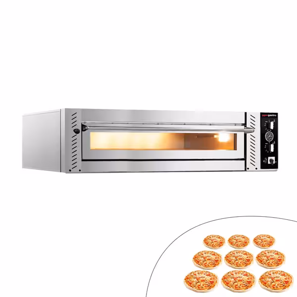 Commercial Electric Pizza Oven – 9 x 30 cm – Manual