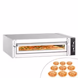 Forno elettrico per pizza - 1320x1150mm - 9 pizze Ø30cm - 450°C - Meccanico