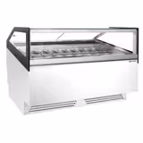 Dondurma Tezgahı ADAM- 1700mm - Havalandırmalı - 18x5 Litre veya 12x7 Litre Dondurma Kabı için - Beyaz