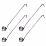 (4 stuks) soepopscheplepel - Ø65mm - RVS - glad