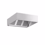 Commercial Wall-Mounted Extractor Hood - 1600mm - with Baffle Filters & Lighting